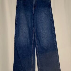 GAP High Rise Stride Wide-Leg Jeans